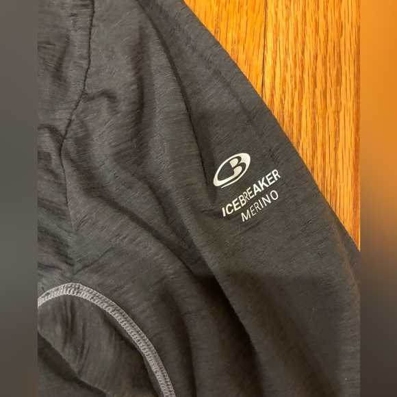 Icebreaker Men's Half-Zip base layer merino wool size medium - Picture 3 of 10